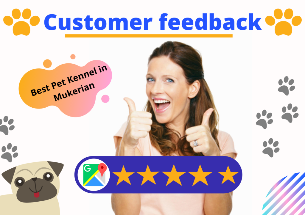 Customer feedback for pet kennel mukerian